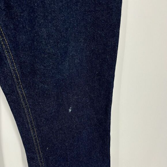 Ralph Lauren Jeans Co Jeans Size 8 Womens Dark Indigo Wash Straight Chore VTG - Picture 3 of 9